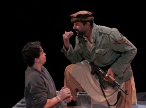 Captive and captor: Toms (left) and Alexander.Chris Bennion