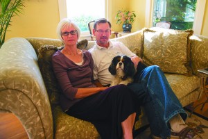 Rob Smith, at home with his wife Merle,Photo by Morgen Schuler