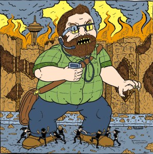 The revolution will be televised. Illustration by Ben Horak.