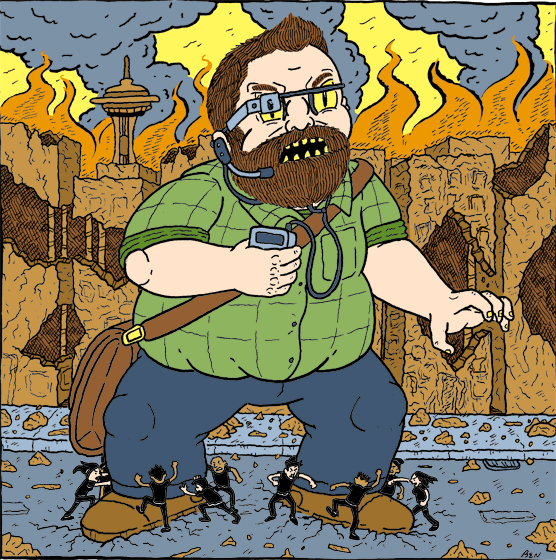 The revolution will be televised. Illustration by Ben Horak.