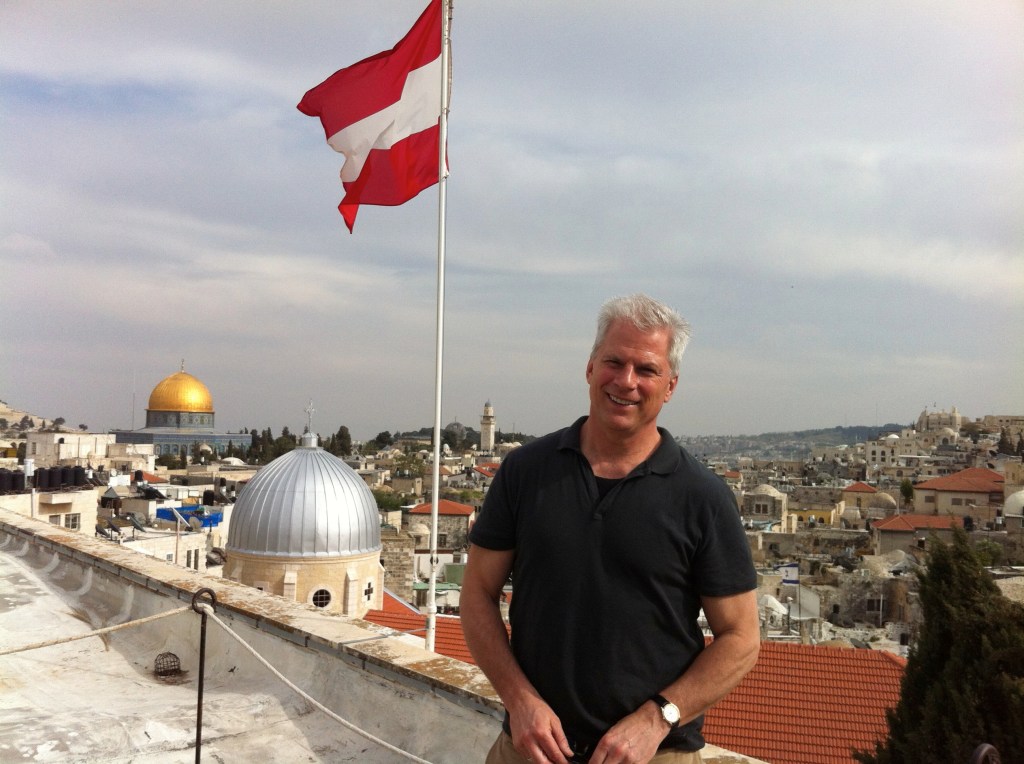 Back in town for a visit after a year of government-supported work