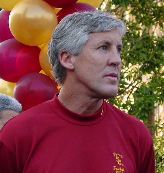 Pete Carroll in 2007. Photo by Daveblack at English Wikipedia