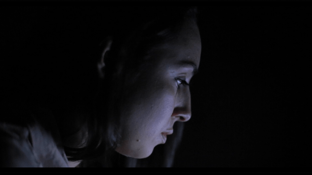 Meryl (Matthews) can't separate herself from the screen.Shaun Scott