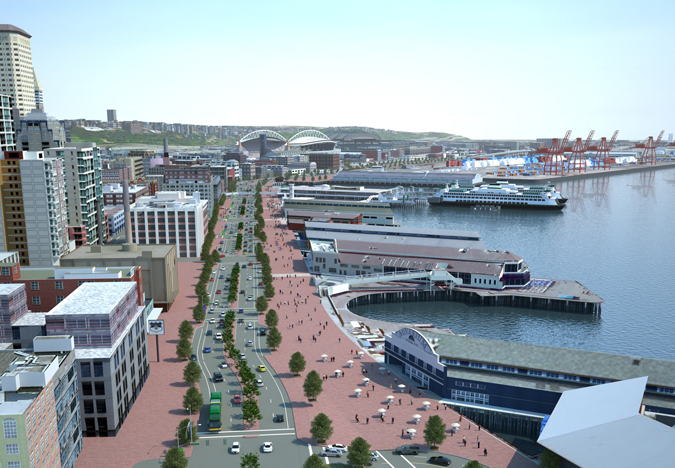 Seattle’s Alaskan Way Viaduct has dropped 1.2 inches in the past month,