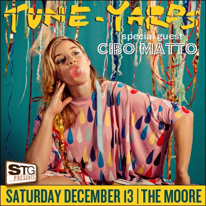 STG presents: tUnE-yArDs Saturday | December 13 8 pm | The Moore Merrill Garbus has