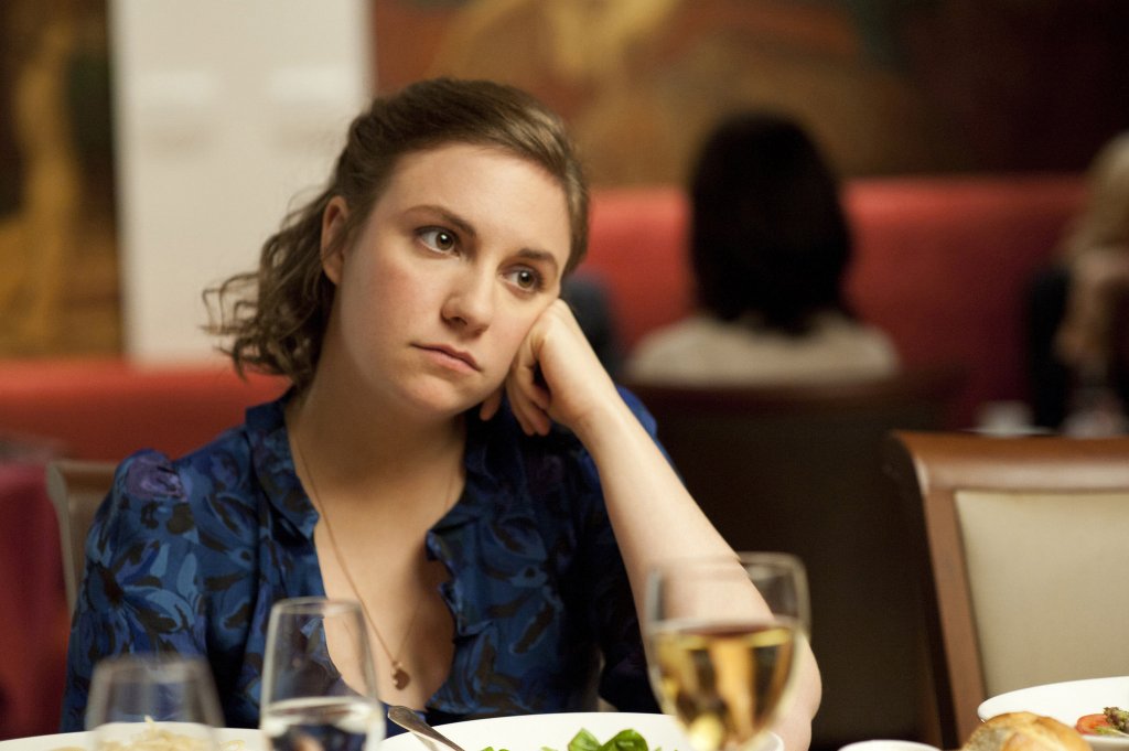 Dunham pictured in HBO’s Girls.