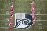 Seagals cheerleaders perform as part of pre-game festivities.