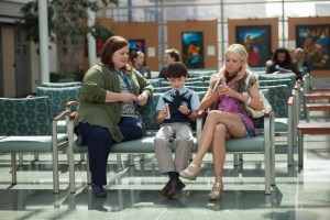 McCarthy, Lieberher, and Watts provide support. Atsushi Nishijima/Weinstein Co.