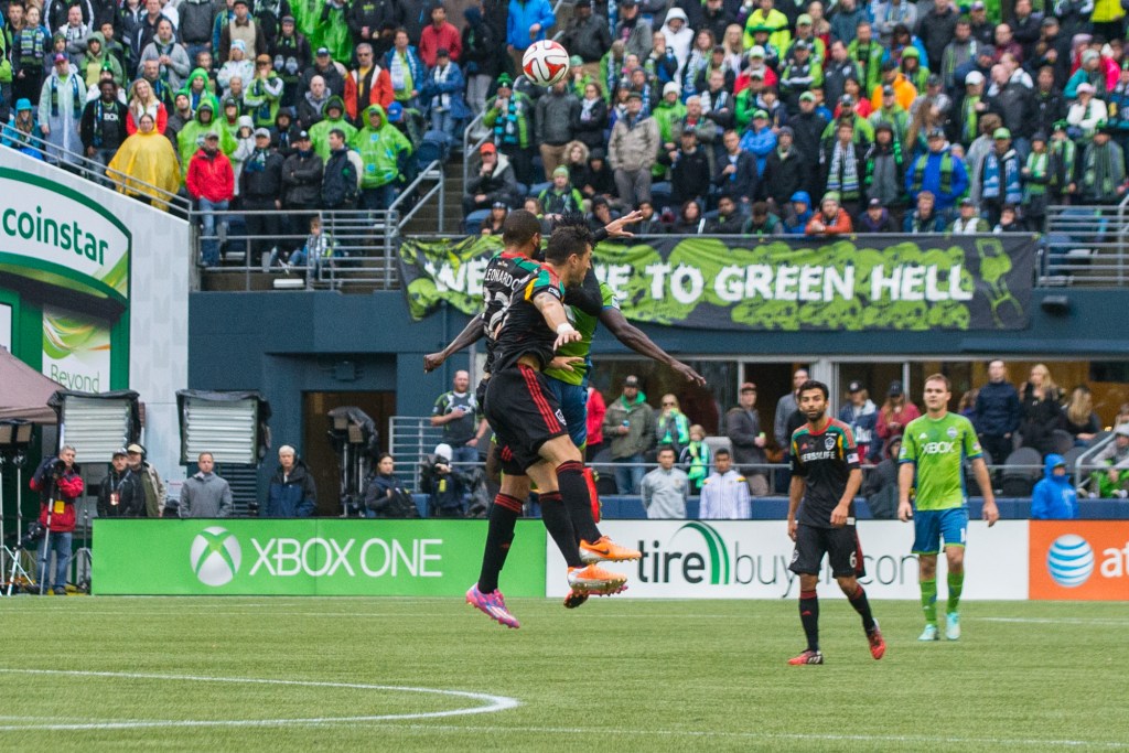 Attempts to get control of the ball seemed almost futile at times. Photo by Morgen Schuler