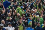 The fans went absolutely berzerk as Pappa's second goal clinched the Sounders' victory. Photo by Morgen Schuler