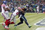 Marshawn Lynch scores his fourth touchdown of the day in the fourth quarter.