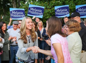Stambaugh on the campaign trail.