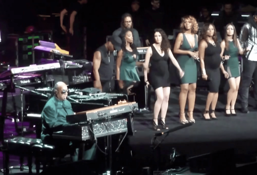 Last night, during his performance in Seattle at Key Arena for his