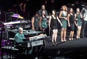 Last night, during his performance in Seattle at Key Arena for his