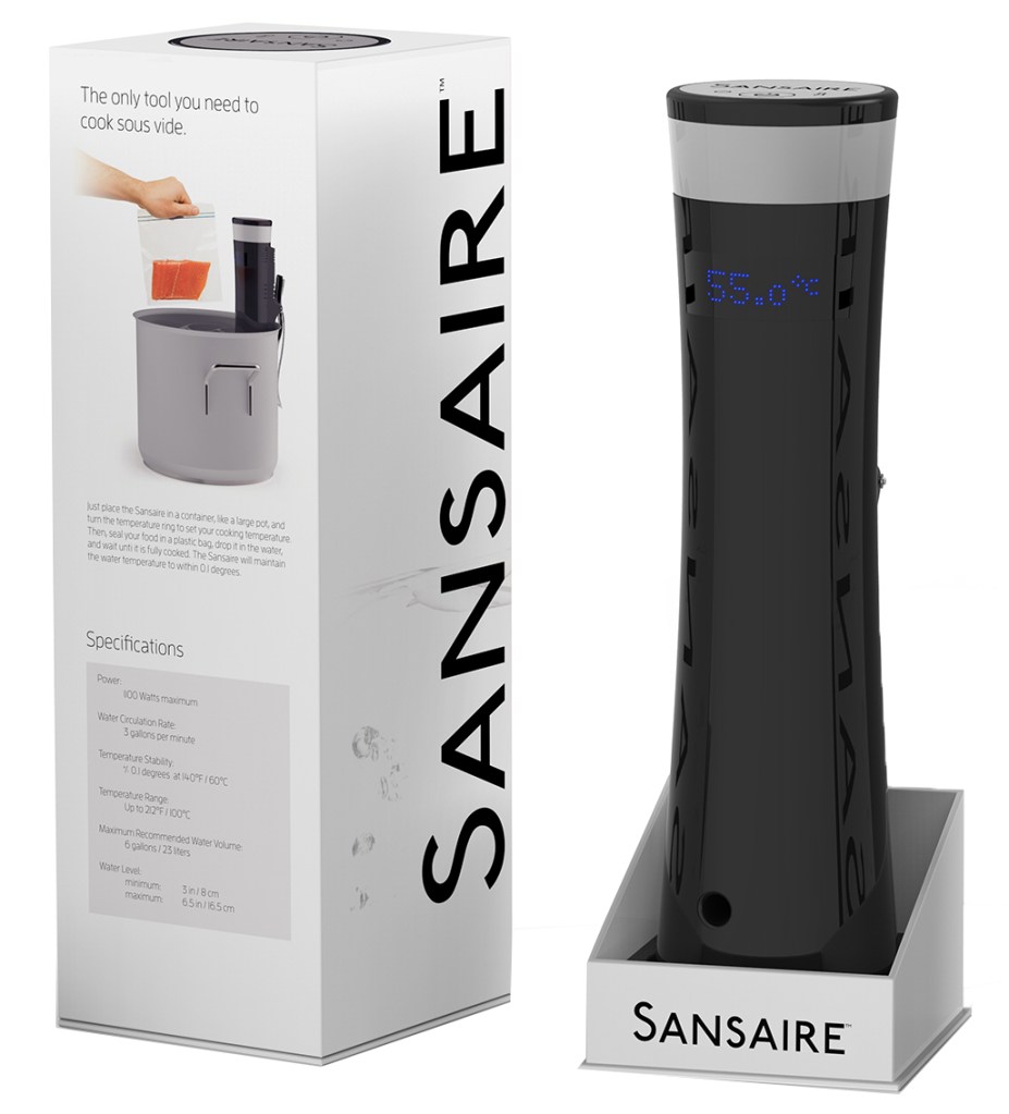 1. Sansaire Sous Vide Machine  Cooking food sous vide—in a bag
