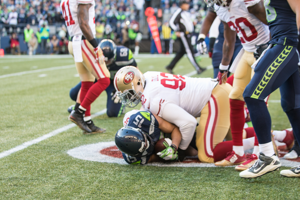 While San Francisco was somewhat effective shutting down Seattle's offense, it didn't stop Kearse from gaining precious yardage.