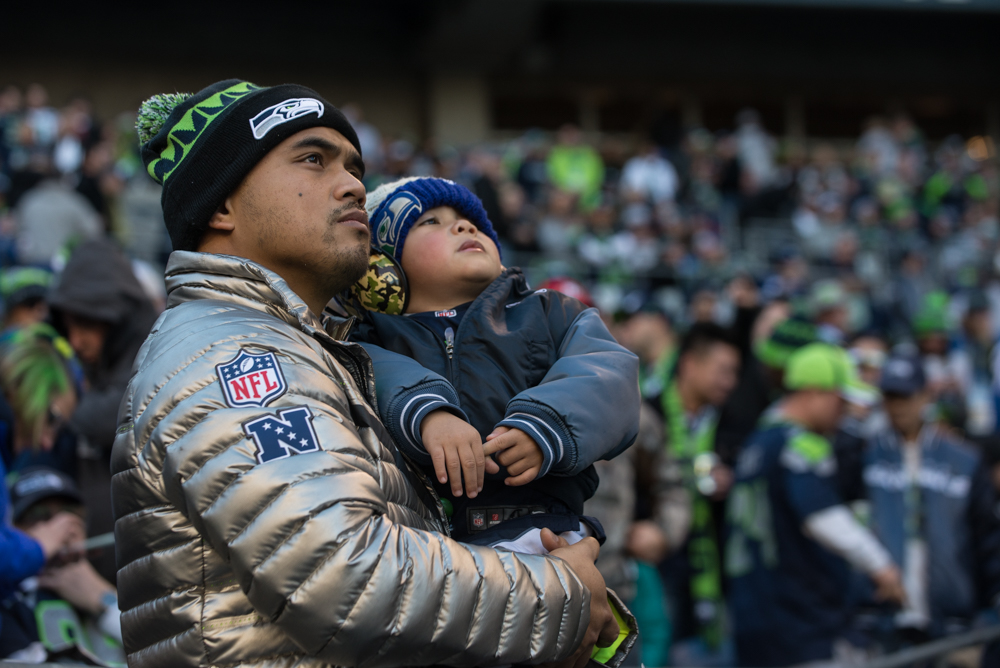 Fans big and small enjoyed the game and the beautiful weather on Sunday.