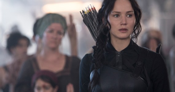 Lawrence as Katniss Everdeen in the penultimate Hunger Games movie.Murray Close/Lionsgate