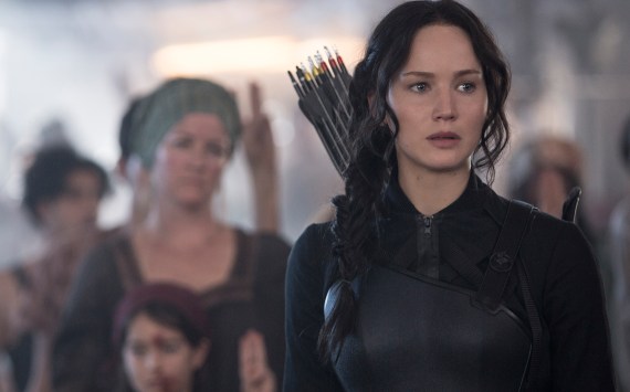 Lawrence as Katniss Everdeen in the penultimate Hunger Games movie.Murray Close/Lionsgate