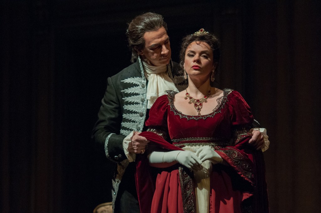Stab him! Stundyte and Grimsley in Tosca.