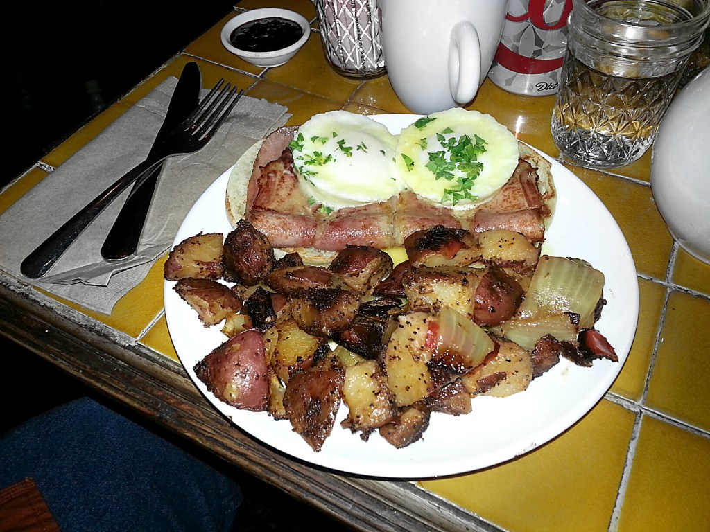 The poached egg in a Benedict is there for texture, not as