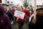  Photo by Jeremy Dwyer-Lindgren Thousands gathered peacefully in Seattle streets Monday both