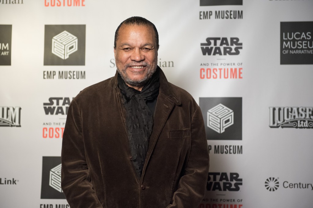 The appearance of Billy Dee Williams, who played Lando Calrissian in 'The Empire Strikes Back' and 'Return of the Jedi' was highly anticipated.