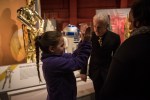 Anthony Daniels talks to one of his younger fans.