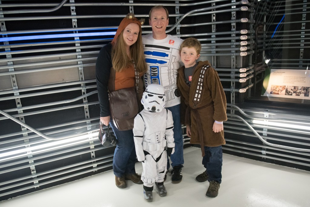 It was totally a family affair.