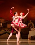 Ozra and Murphy as Cervantes-inspired lovers.c Angela Sterling