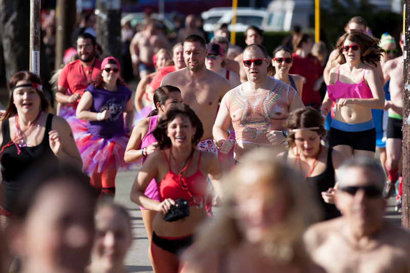  Ready to run. Photo by Jeremy Dwyer-Lindgren Flowers, chocolates, and cards might