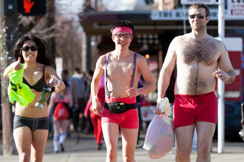  Ready to run. Photo by Jeremy Dwyer-Lindgren Flowers, chocolates, and cards might