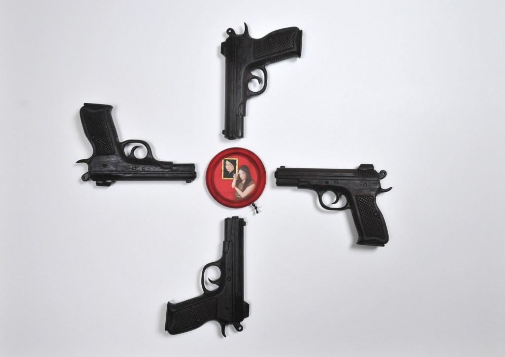 Abid's Self Portrait (detail).Adeel Ahmed