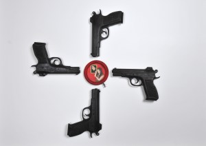 Abid's Self Portrait (detail).Adeel Ahmed