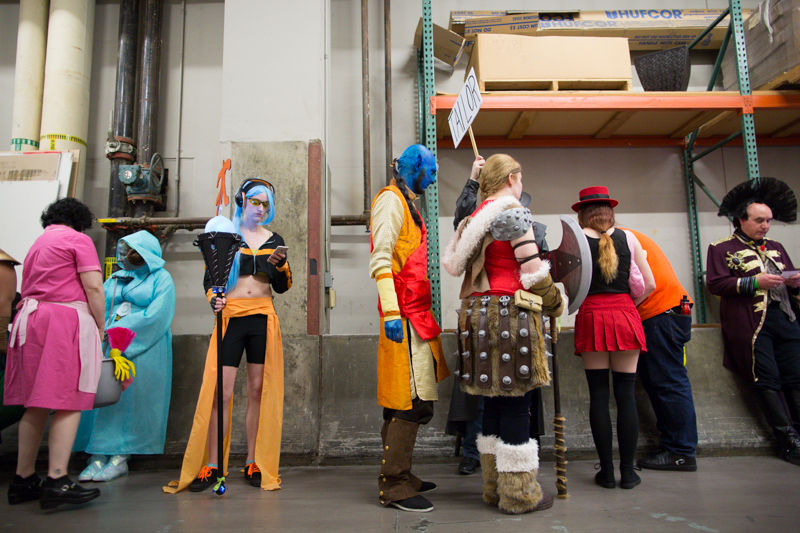 Finalists and runners-up check in for Saturday's highlight: the costume-contest.