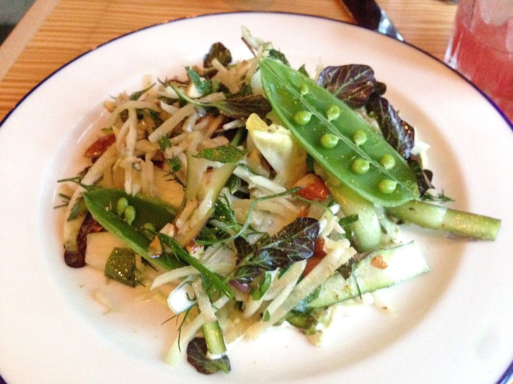 I love spring in Seattle: Rhubarb and nettles and morels and peas