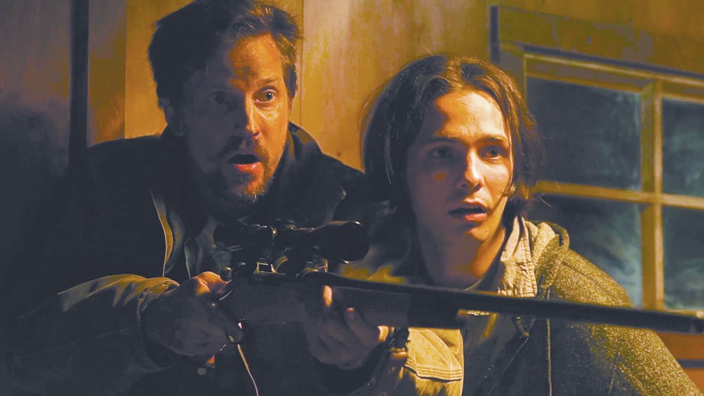 Vail (left) and Joris-Peyrafitte in the Sasquatch siege.