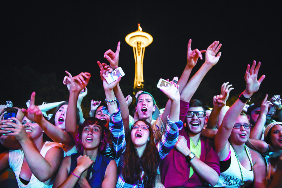 Outdoor music-festival venues are huge, so getting lost is pretty easy. Sometimes