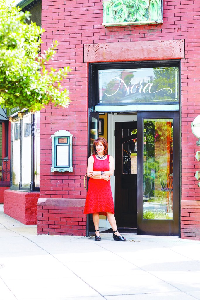Left: Pouillon in front of her 36-year-old restaurant. Right: Seattle’s Maria Hines.
