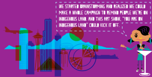 Tracy Rector, executive director of local indigenous media arts non-profit Longhouse Media,