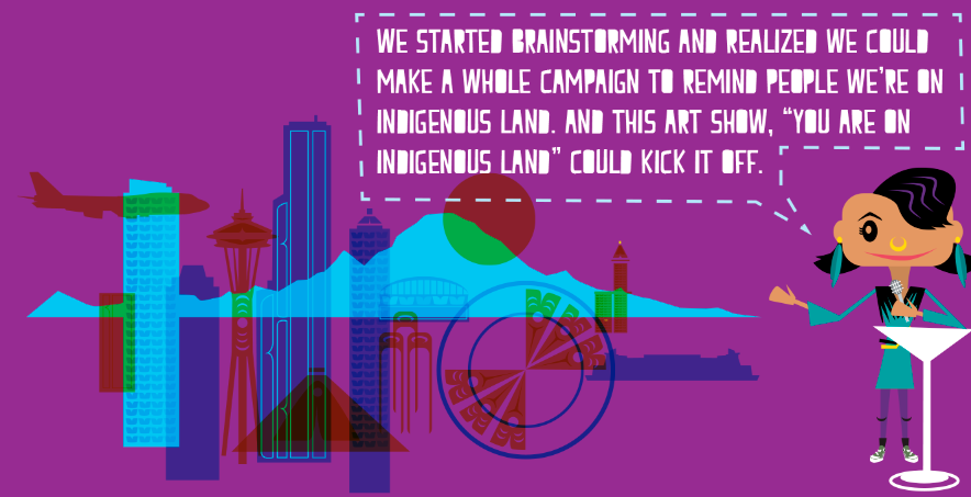 Tracy Rector, executive director of local indigenous media arts non-profit Longhouse Media,