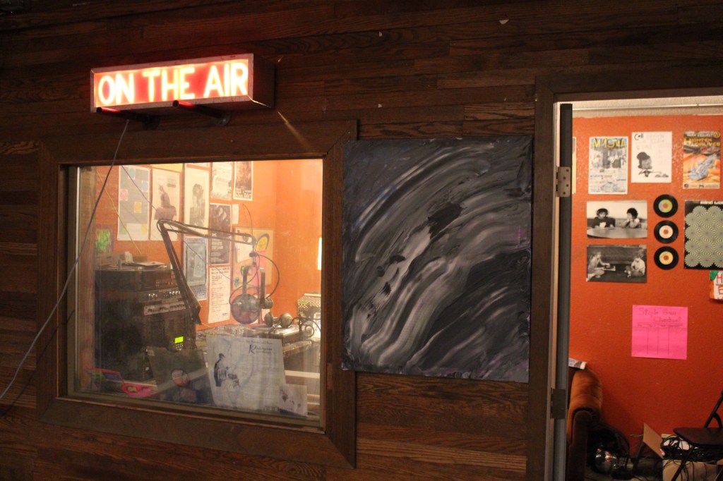 Hollow Earth studio is located in the Central District, and is "on the air" online now. Photo by Sara Bernard