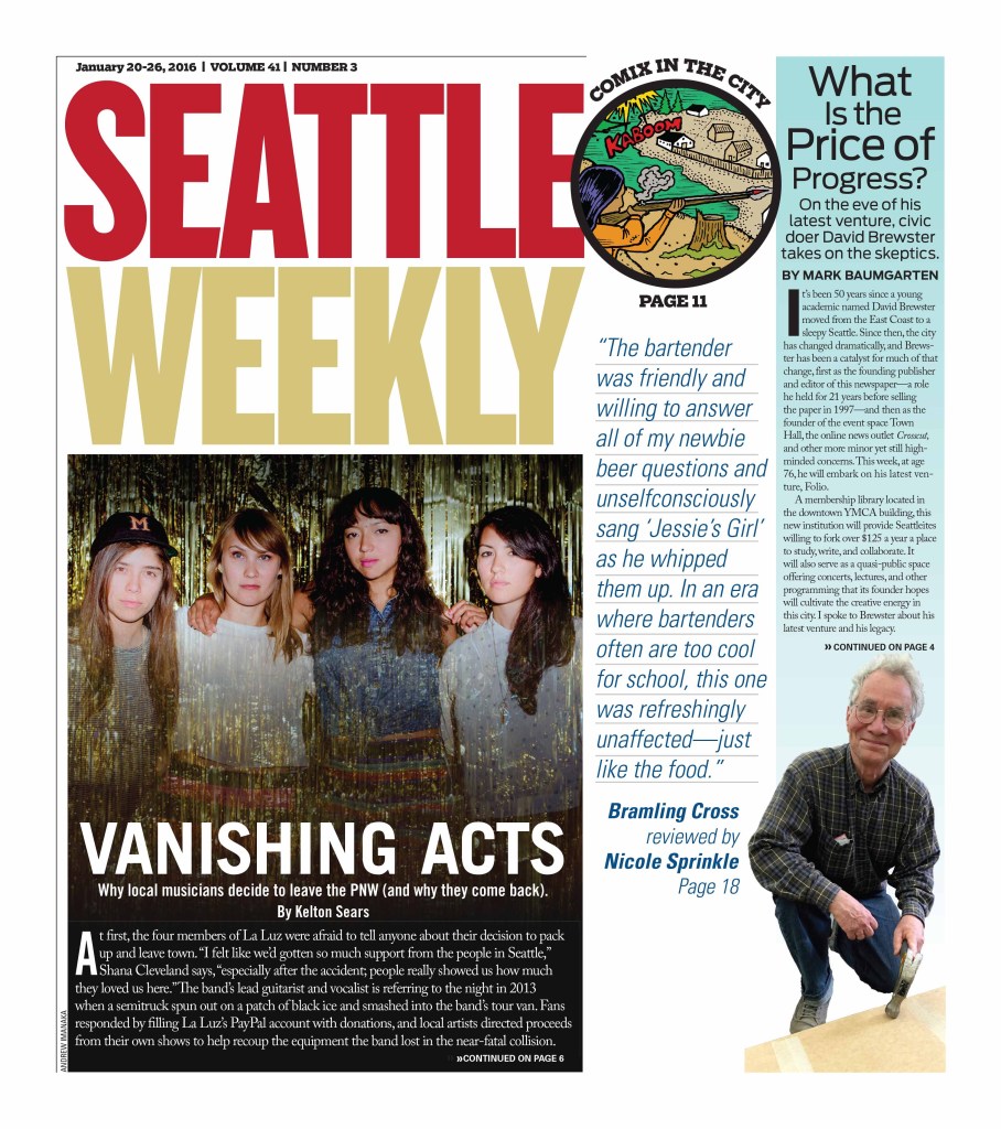 The print edition of Seattle Weekly is distributed to hundreds of locations