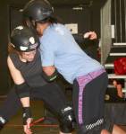 Carmen Abbe, otherwise known as Bad Carma, is among the new members of Rat City Roller Derby. Photo by John Stang