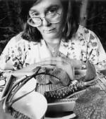 Cathy Chadwick familiarizes Pike Place shoppers with the pungent wonders of wasabi.