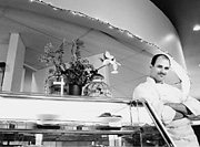 Jubilante chef Frank Lucarelli.