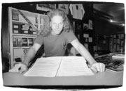 Pressing matters: Media activist Devin Theriott-Orr and his colleagues ar struggling with the FBI.