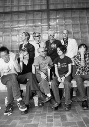 Banding together: Carissa's Wierd meet the Briefs.