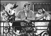 Oliver Reinhard and Isabella Parkinson in The Wedding Cow.