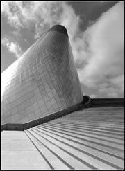 Chihuly-free zone: MG seen from the roof.
